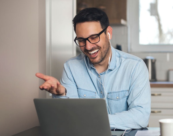 man at laptop