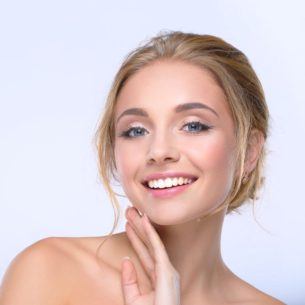 Woman's beautiful profile