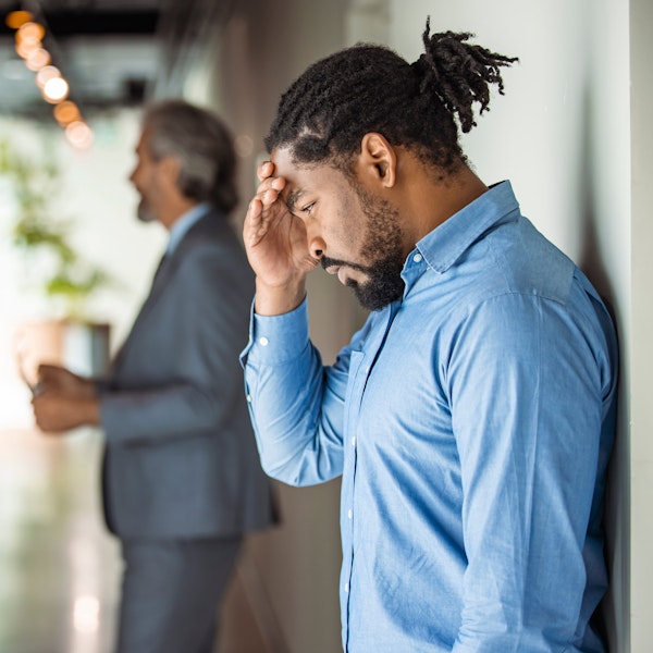 Man experiencing Disparate Impact Discrimination